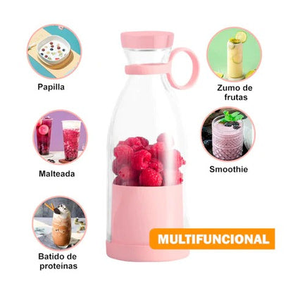 Botella Licuadora Recargable Portatil 350ml
