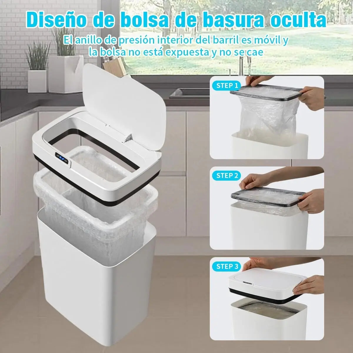 BASURERO CON SENSOR INTELIGENTE